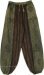 indie Green Bohemian Harem Yoga Pants
