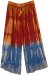 Ocean Cliff Tie Dye High Front Slit Pants