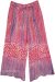 Pink Passion Falls Wide Leg Flowy Street Pants