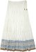 Lunar Fairy White Crinkled Cotton Long Skirt