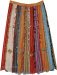 Summer Siesta Plus Size Patchwork Cotton Frill Skirt