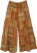 Citrus Summer Bohemian Patchwork Cotton Pants