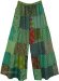 Magical Jungle Bohemian Cotton Long Patchwork Pants