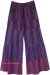 Purple Pearl Wide Leg Cotton Pants