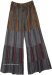 Cosmic Grey Wide Leg Bohemian Pants
