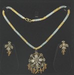 Ethnic Indian Kundan Pendant Set