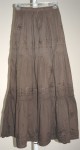 Bohemian Boho Gypsy Skirt in Brown