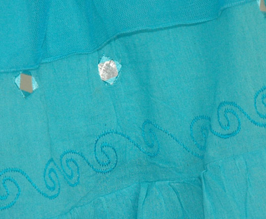 Eastern Blue Short Skirt