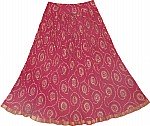 Flushed Chakra Ethnic Skirt