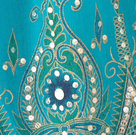 Bondi Blue Sequin Skirt