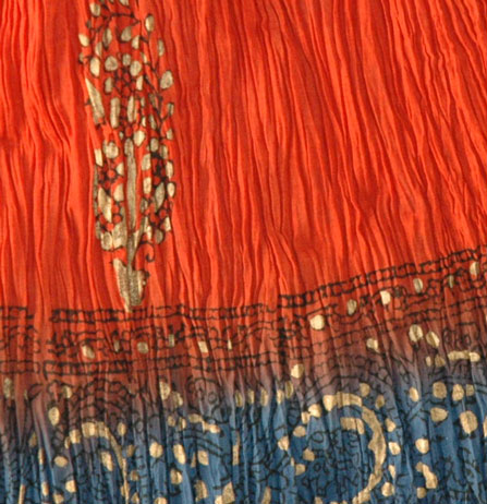Gypsy Hippie Crinkle Summer Skirt
