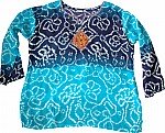 Cerulean Boho Tunic Shirt