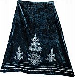 Tiber Rome Velvet Sequin Skirt