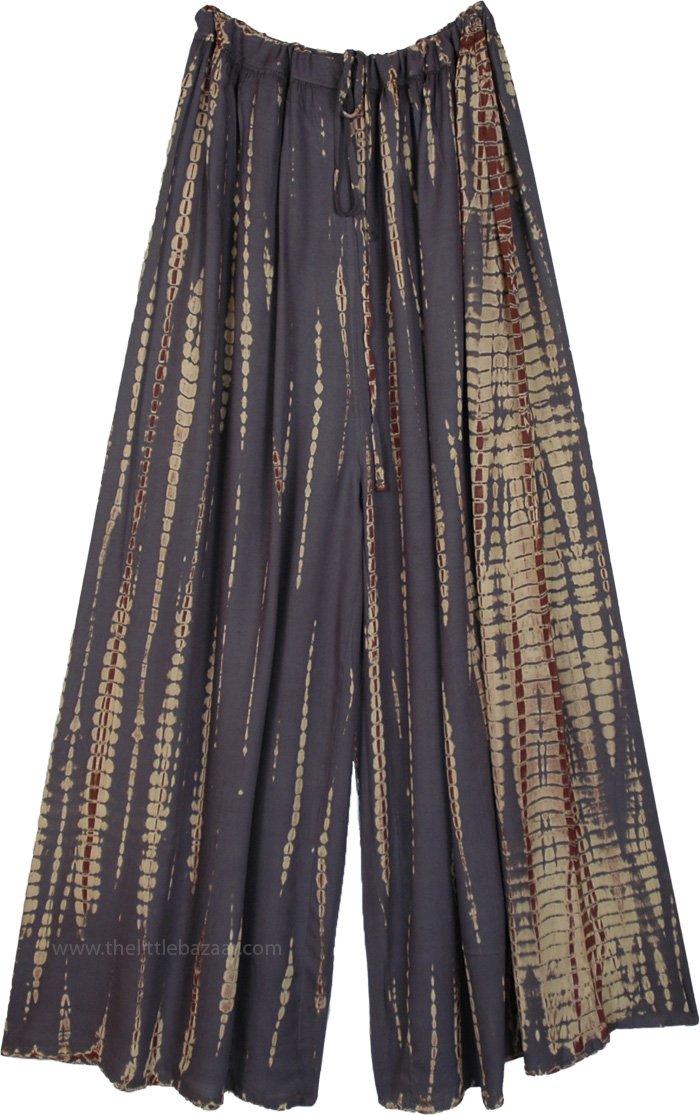 Tall and Wide Desert Twilight Tie Dye Flowy Pants
