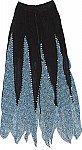 Womens Black Georgette Skirt