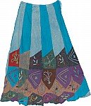 Bondi Blue Boho Skirt