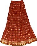 Cotton Crinkle Long Skirt