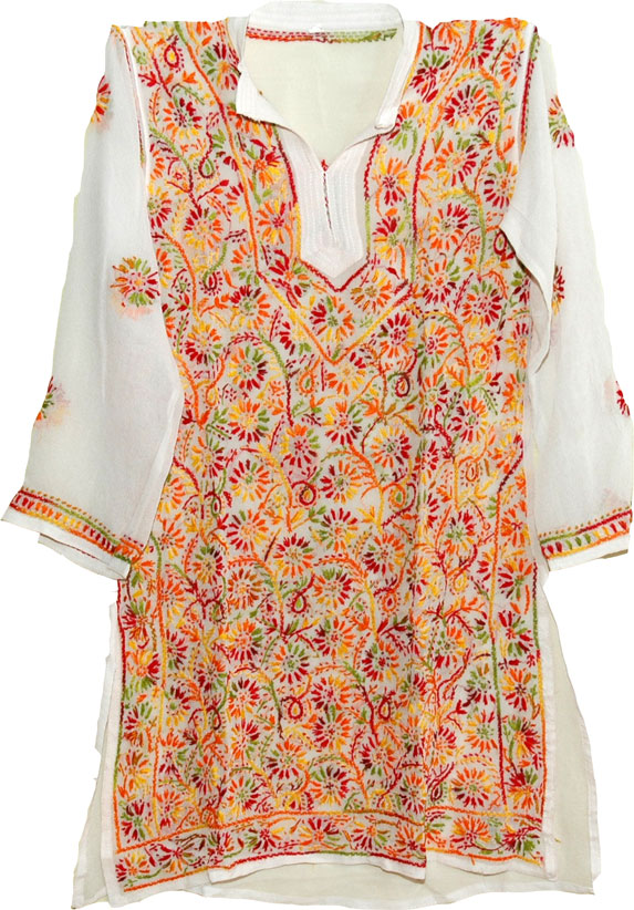 White Ladies Tunic Top