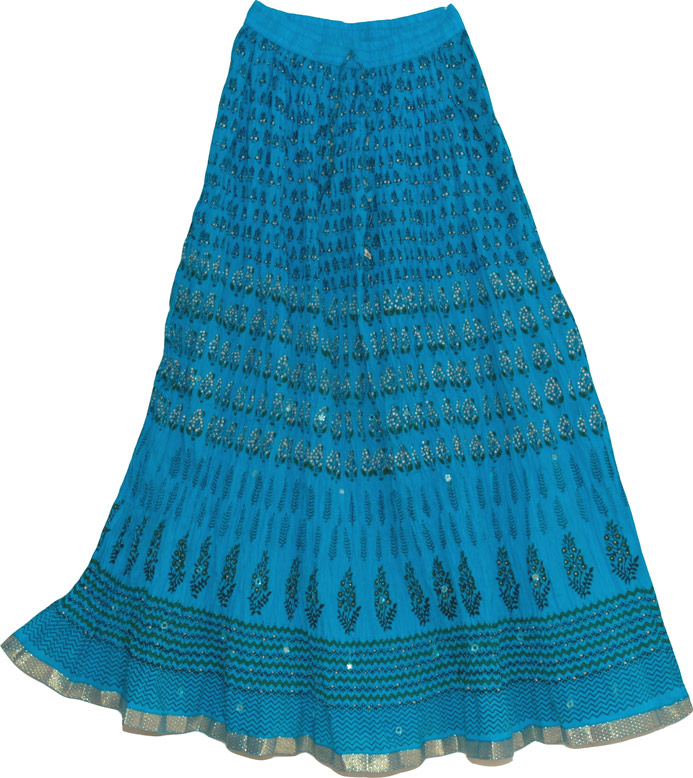 Bondi Blue Summer Skirt