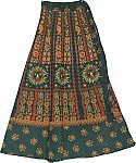 Aztec Long Wrap Around Skirt