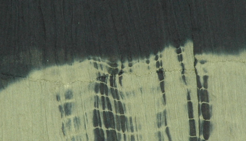 Black Tie Dye Skirt Dirty Green