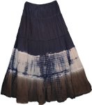 Charade Tie-Dye Casual Long Skirt