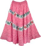 Tickle Me Pink Summer Womens Skirt
