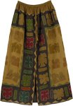 Exotic Applique Potters Clay Skirt