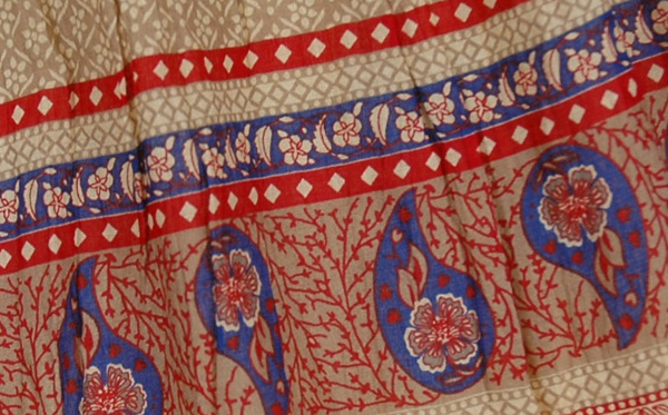 Paisley Print Light Maxi Skirt