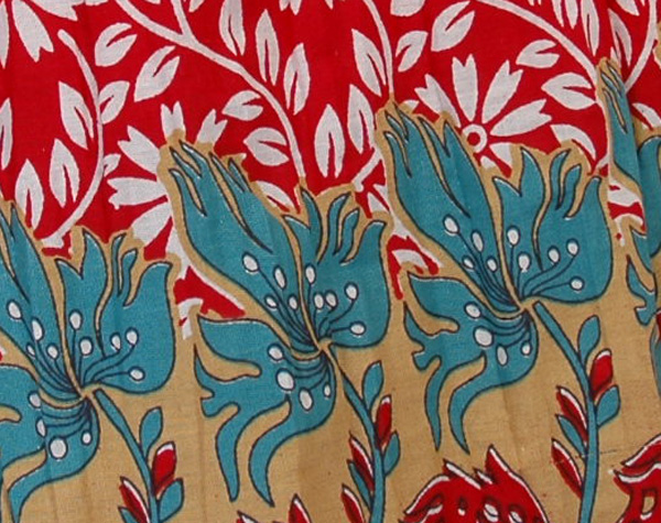 Red Sugar Cotton Long Skirt