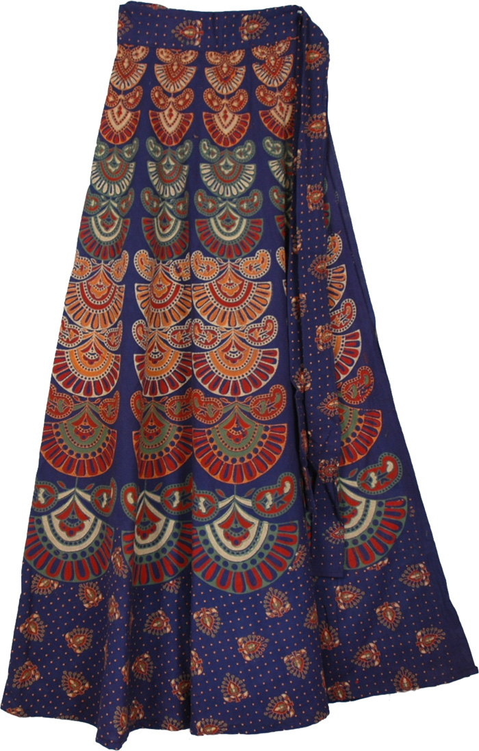 Arizona Gypsy Blue Wrap Around Skirt