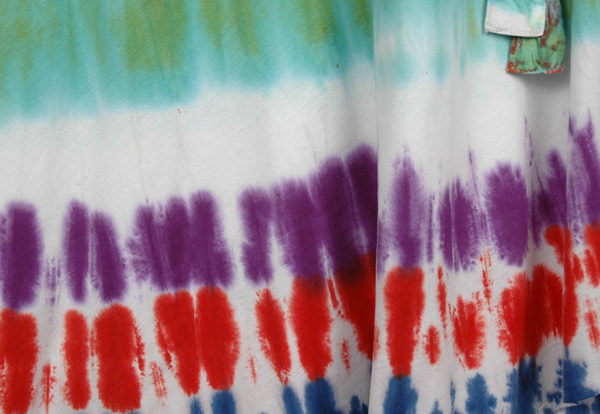 Flush Circles TieDye Wrap Long Skirt