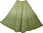 Boho Tie Dye Sequin Indian Long Skirt