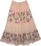 Cameo Floral Boho Skirt