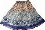 Printed Cotton Summer Short Skirt
