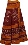 Heath Oregon Long Wrap Skirt