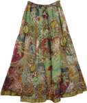 Chiffon Rainforest Long Skirt