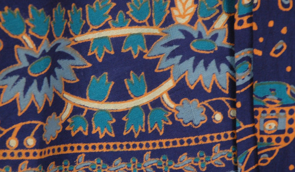 Blue Galore Ethnic Wrap Long Skirt