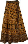 Mai Tai Orange Black Skirt