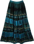Courtesan Blue Gorgeous Long Skirt