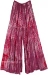 Purple Love Tie Dye Flowy Pants