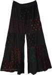 70s Noire Boho Wide Leg Dori Patchwork Trousers