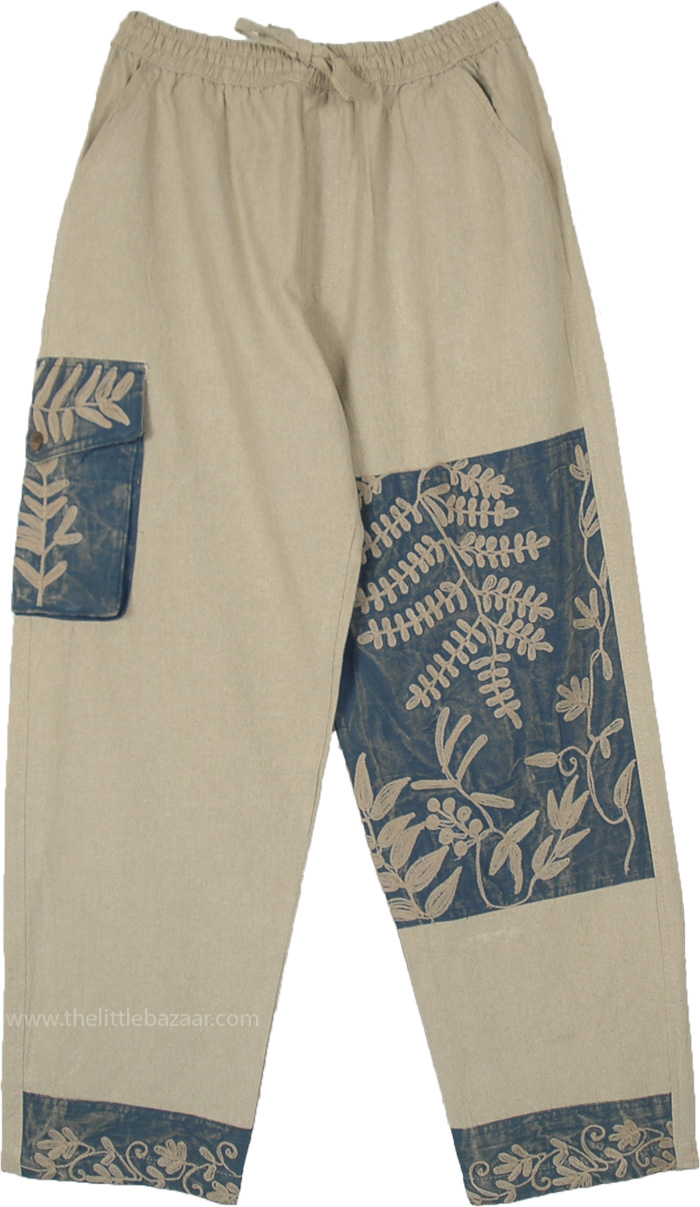 Nature Lovers Fern Garden Bohemian Pants