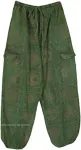 Free Spirit Bohemian Green Jumper Cotton Pants