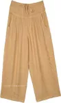 Sober Beige Boho Comfort Straight Pants