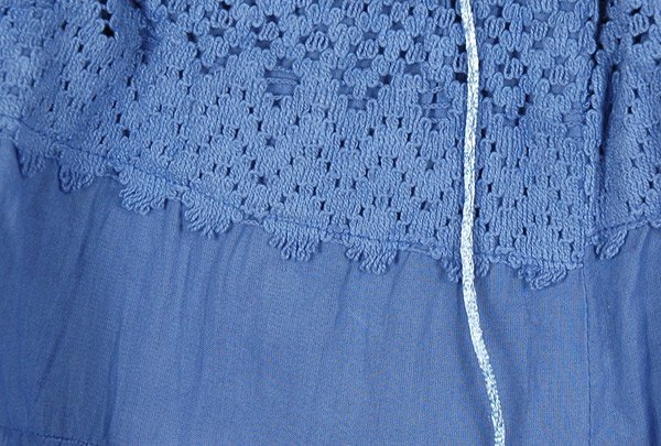 Culottes Split Skirt in Ship Cove Blue