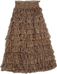 Sandrift Ruffle Womens Ruffle Small Skirt