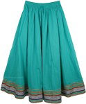 Emerald Green Moroccan Skirt