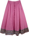 Radiant Orchid Girl Baby Shower Long Full Skirt