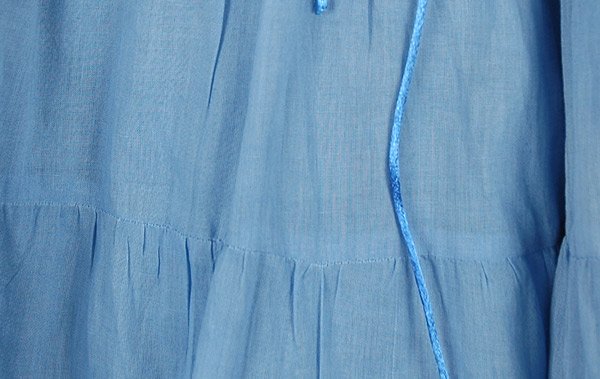 Glacier Blue Light Cotton Skirt